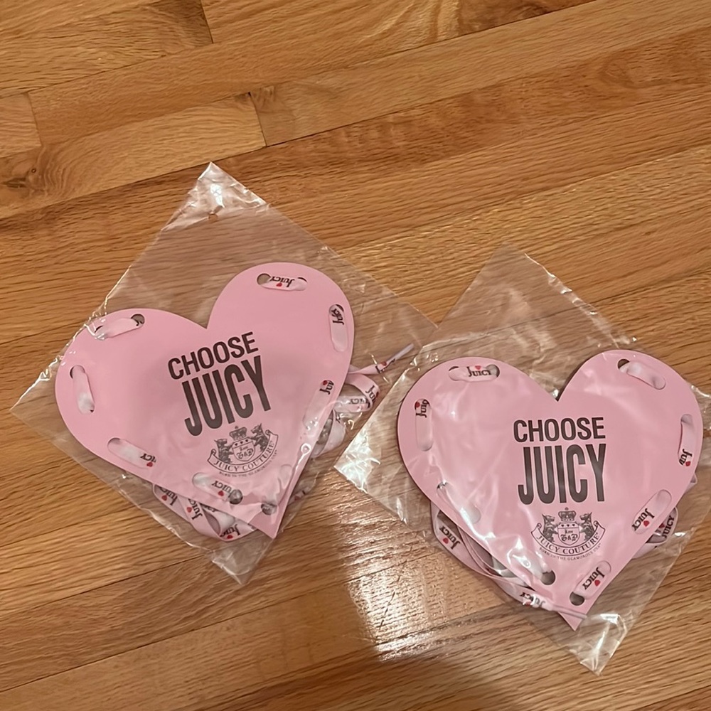 Juicy Couture shoe laces